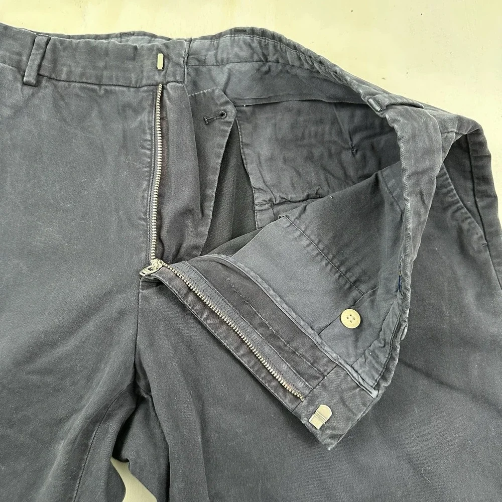 Polo Ralph Lauren Men's Navy Blue Pants 34x33 Chino Stretch Straight‎ Classic
